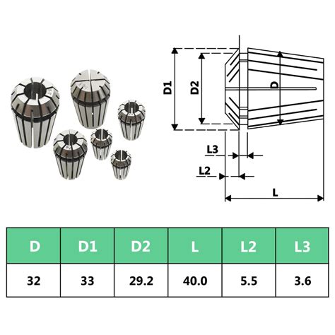 Etau Serre Joint Sauterelle Douilles De Serrage Er Pcs