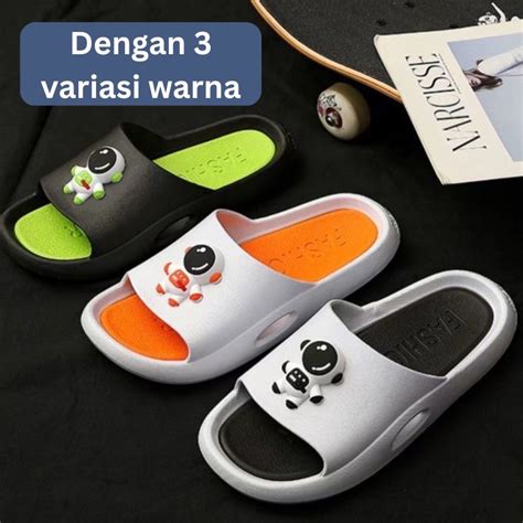 Jual Sendal Slop Flip Flop Lucu Imut Trendy Dewasa Pria Wanita Shopee