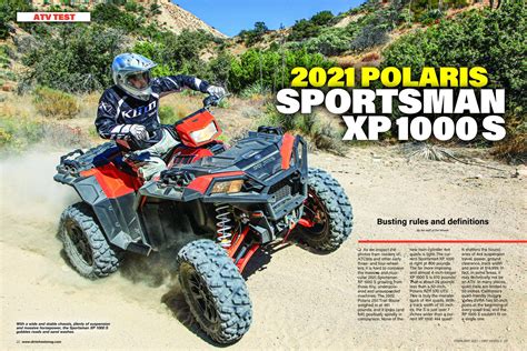 2021 POLARIS SPORTSMAN XP 1000 S Dirt Wheels Magazine