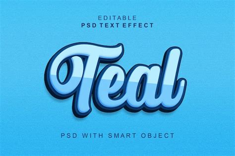 Premium Psd Editable D Text Effect Typography Lettering Postert