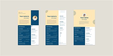 CV / Resume Templates | Figma