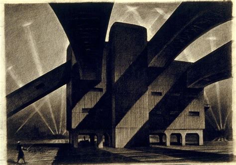 Hugh Ferriss Drawings