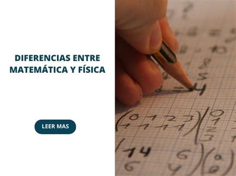 Diferencias Entre Matemática Y Física Aprendelo