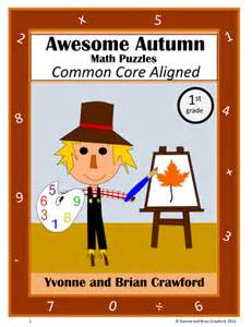 Fall Math Puzzles - 1st Grade | Teaching Resources