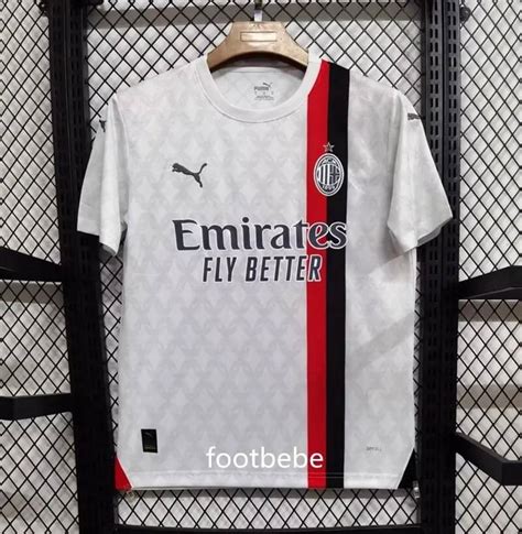 Ac Milan Trikot Ausw Rts Wei Footbebe De