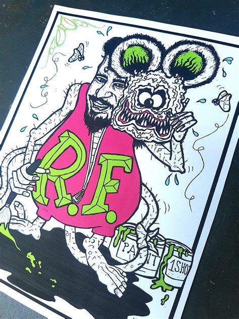 Rat Fink Madness Art Contest Entries Art Contest Apple Art Rat Fink