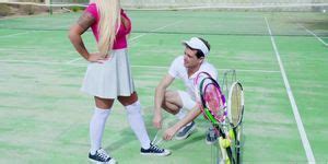 Rogue Tennis Ball Produces Anal Fuck With Busty Teen Brandi Bae Porn Videos