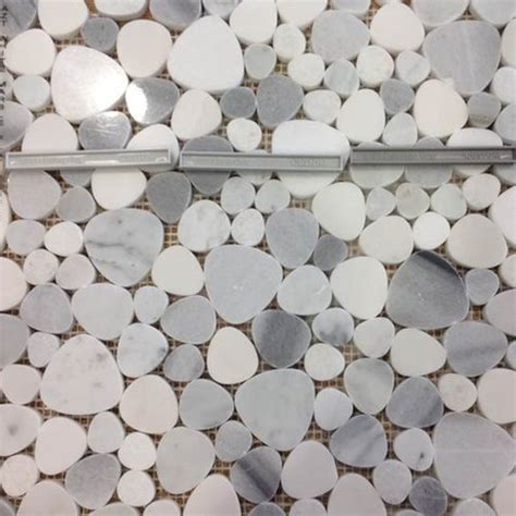 Pebble Tile Grout Color