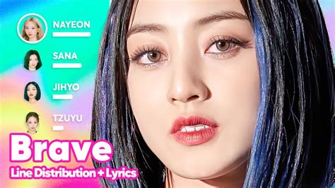 Twice Brave Line Distribution Lyrics Karaoke Patreon Requested