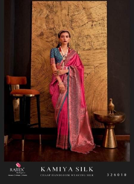 Kamiya Silk By Rajtex Silk Designer Saree Catalog The Ethnic World