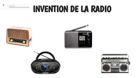 Invention De La Radio