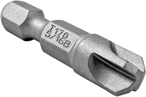 T170 5 16B 1 4 Hex Power Drive Bit For 5 16 Torq Set Recess