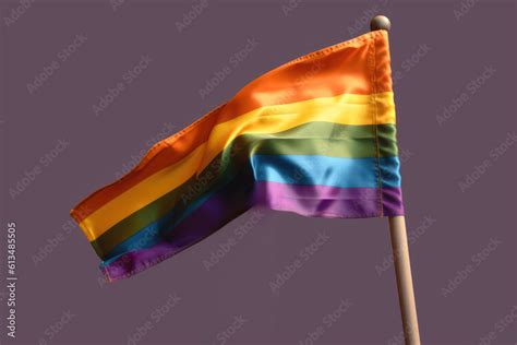 Holding A Progress Pride Flag That Includes Intersex Representation