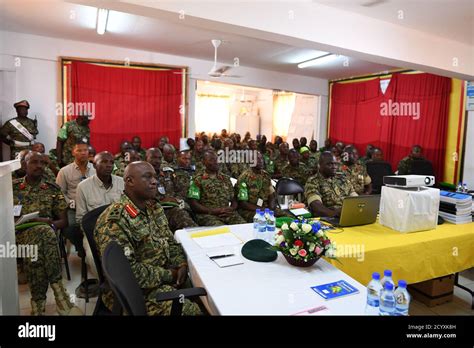 Ugandan Military Officers Serving Under The African Union Mission In