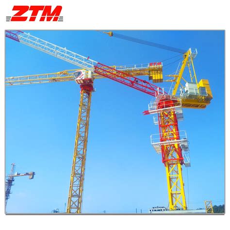 Manufacturer Luffing Tower Crane Ztl756 50t Self Erecting Tower Crane