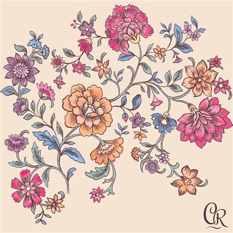 Floral Prints Art Textile Prints Art Prints Floral Motif Floral Art