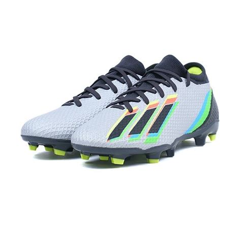 Adidas X Speedportal Fg Gw Silver Metallic Core Black Solar Yellow