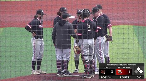 California Pa At Seton Hill Game 2 Baseball WestmorelandSports1