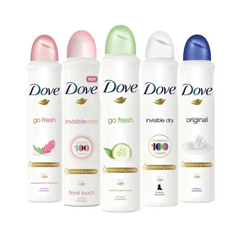 Dove Spray Antiperspirant Deodorant 150ml Buy All Dove Products Dove Shampoo Products