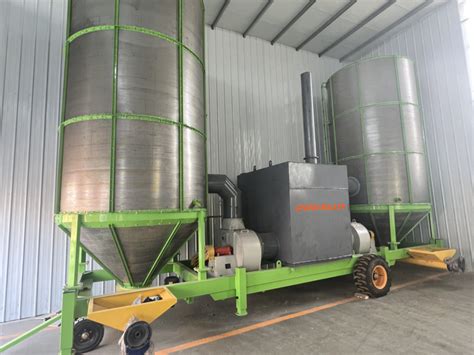 Tons Mobile Paddy Dryer Machine Portable Paddy Rice Dryer Machine