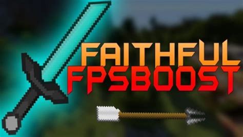 Fps Boosting Faithful PvP Texture Pack for Minecraft 1.12/1.11/1.10/1.9