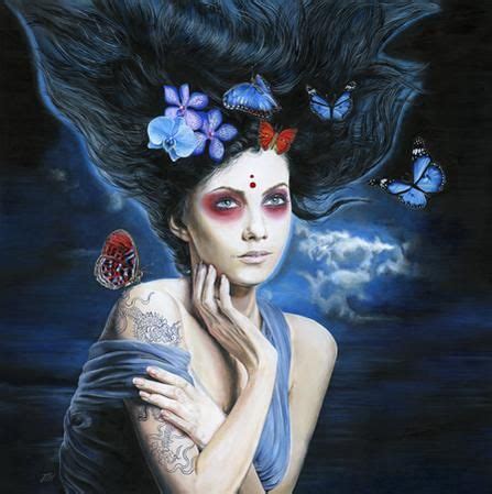 Kim Kaos On Twitter Art Fantasy Portraits Botanical Illustration