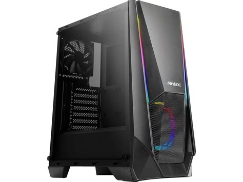 Antec Nx Series Nx310 Mid Tower Atx Gaming Case Tempered Glass Side