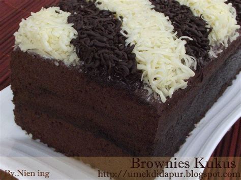 Umek Di Dapur Brownies Kukus