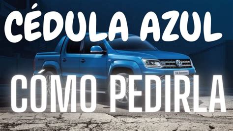 Nueva C Dula Azul Automotor El Documento Esencial Para Compartir Tu