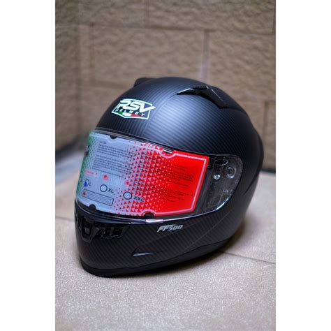 Jual RSV Helm Original FF500 Carbone Doff Gloss Shopee Indonesia