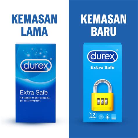 Jual Kondom Durex Extra Safe 12s Dan 3s KEMASAN BARU Kondom Exstra