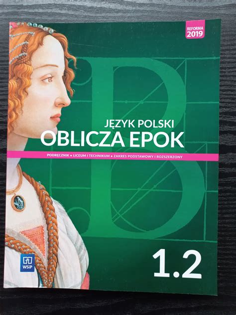 Oblicza epok Język polski 1 2 Podręcznik Zakres podstawowy i