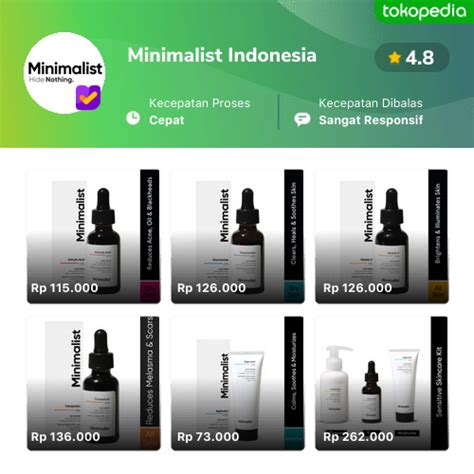 Minimalist Indonesia Produk Resmi And Terlengkap Gopaylater Cicil 0