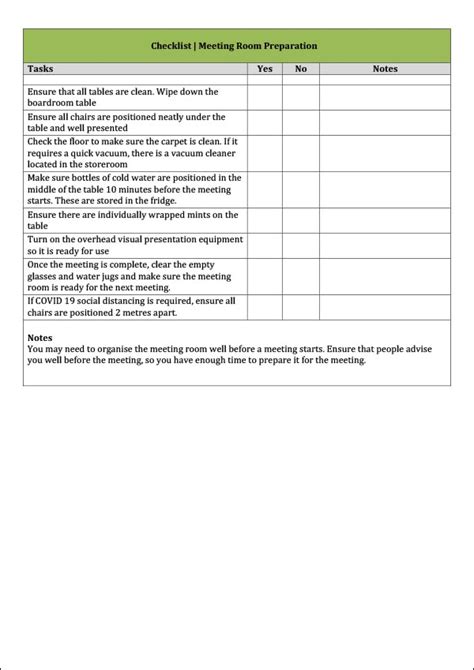 Quality Control Checklist Template Checklists Ensure Quality At All Times