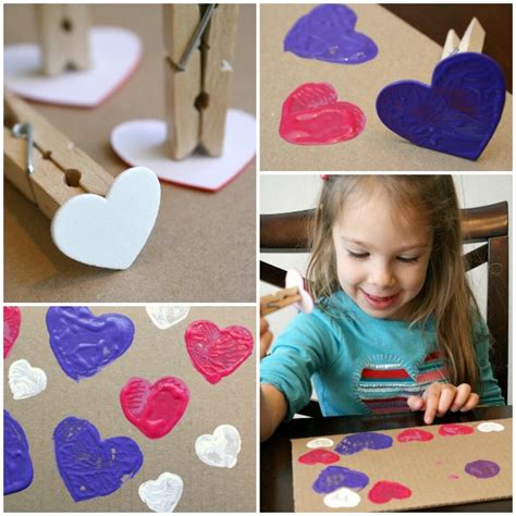 DIY Heart Stamp Art for Kids - Fantastic Fun & Learning