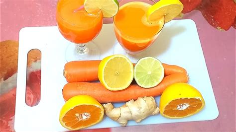 Carrot Juice Fresh And Healthy Carrot Juice How To Make Carrot Juice Youtube