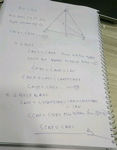 19 2 Mathrm ABC Is A Triangle The Bisector Of The AnglenBCA