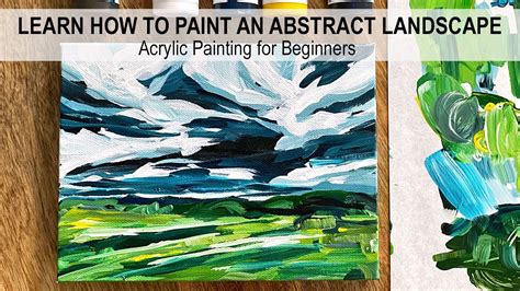 Acrylic Painting How To Paint A Landscape Step By Step With Acrylic