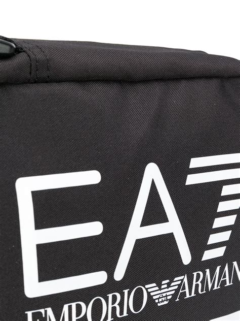 Ea7 Emporio Armani Logo Print Messenger Bag Farfetch