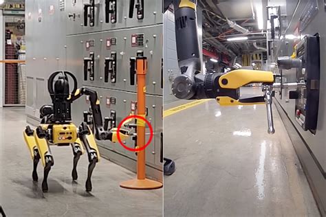 Boston Dynamics Spot Robot Trips And Racks Out Volt Breaker At