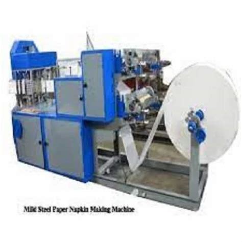 Electric Mild Steel Paper Napkin Making Machine Capacity Napkins