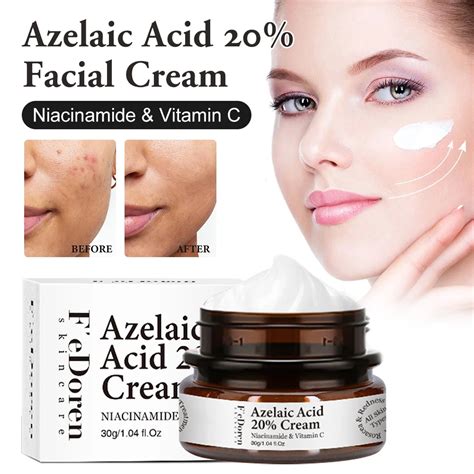 Azelaic Acid Acne Treatments Face Cream Repair Fade Scars Skin Care Ni 国産品