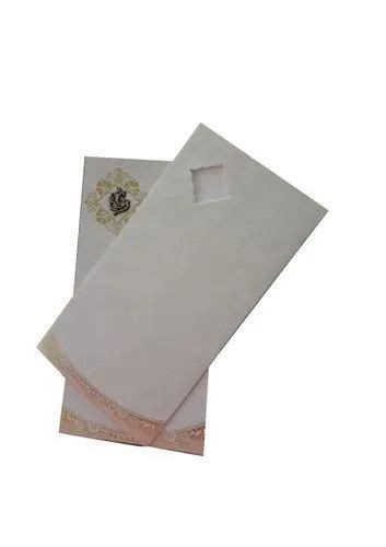 White Wedding Invitation Cards Leaflet At Rs Piece In