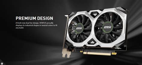 MSI GTX 1650 D6 VENTUS XS OCV1 Gaming GeForce GTX 1650 128-Bit HDMI/DP ...