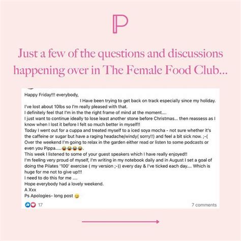 Pin On The Female Food Club