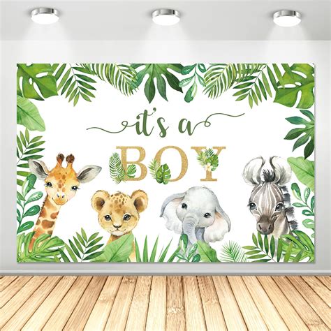 Buy Hipvvild Safari Baby Shower Backdrop Decorations Boy Jungle