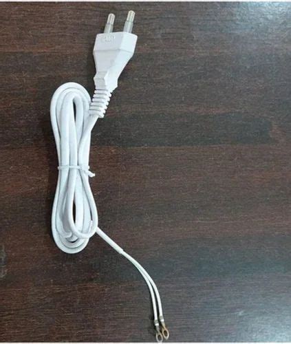 6 2 Pin White Power Supply Cord For Electric Appliance At Rs 50