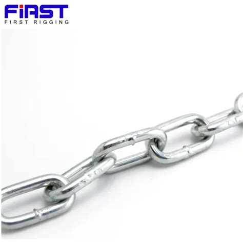 G Hot Dip Galvanized Hardware Din Long Link Chains China Link