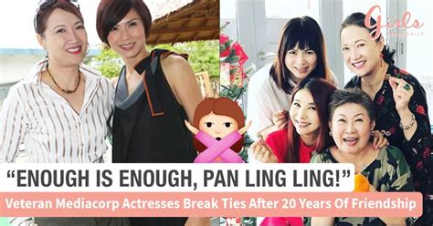 Mediacorp Drama Veteran Actresses Pan Ling Ling And Hong Hui Fang Are