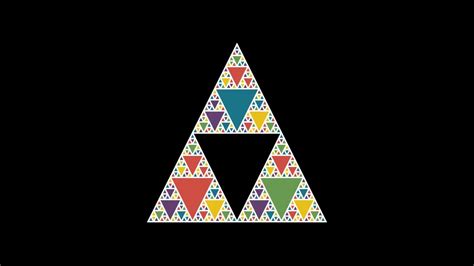 Sierpinskis Triangle Fractal Animation Sierpinski Dreieck Youtube